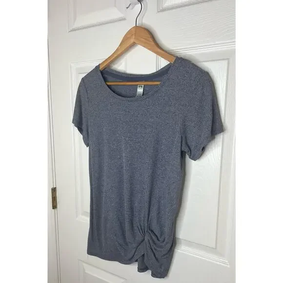 Green Tea Women's Comfortable Ribbed Short Sleeve T-Shirt Shirt Top Size Small S - Picture 2 of 7